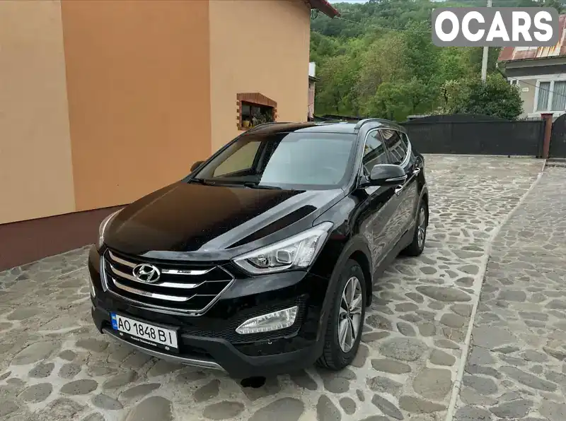 Позашляховик / Кросовер Hyundai Santa FE 2015 2.2 л. Автомат обл. Закарпатська, Рахів - Фото 1/12