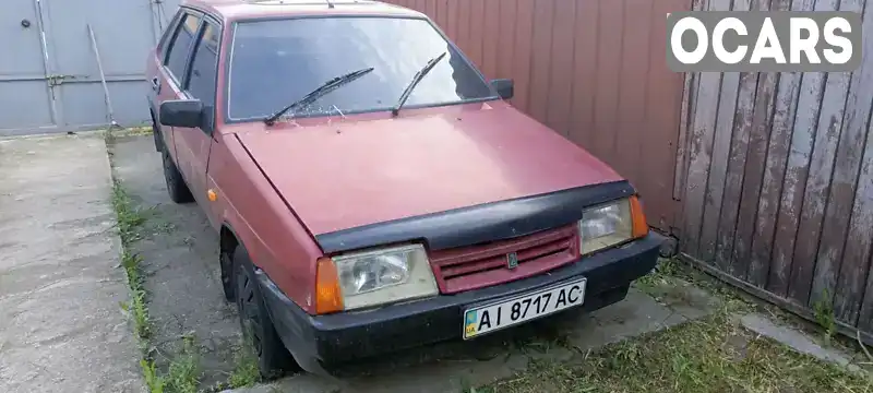 Седан ВАЗ / Lada 21099 1999 1.5 л. Ручна / Механіка обл. Київська, Вишневе - Фото 1/10