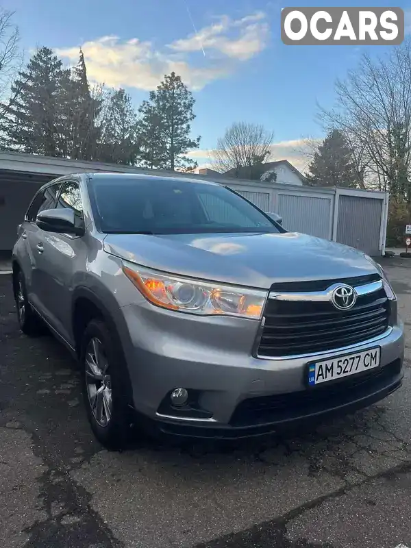 Внедорожник / Кроссовер Toyota Highlander 2014 3.46 л. Автомат обл. Житомирская, Житомир - Фото 1/7