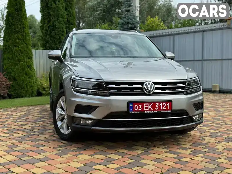 Позашляховик / Кросовер Volkswagen Tiguan 2018 2 л. Автомат обл. Київська, Бровари - Фото 1/21