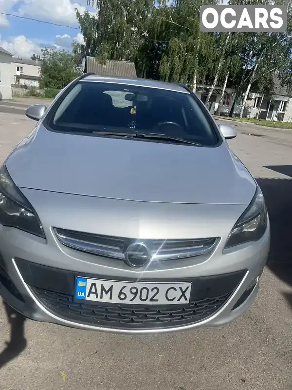 Універсал Opel Astra 2014 1.6 л. Ручна / Механіка обл. Житомирська, Житомир - Фото 1/7