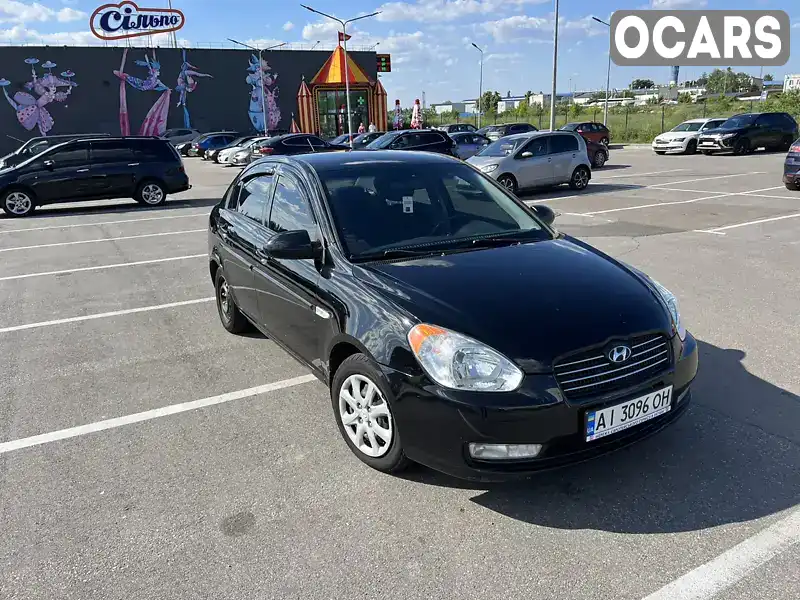 Седан Hyundai Accent 2008 1.6 л. Ручна / Механіка обл. Київська, Київ - Фото 1/13