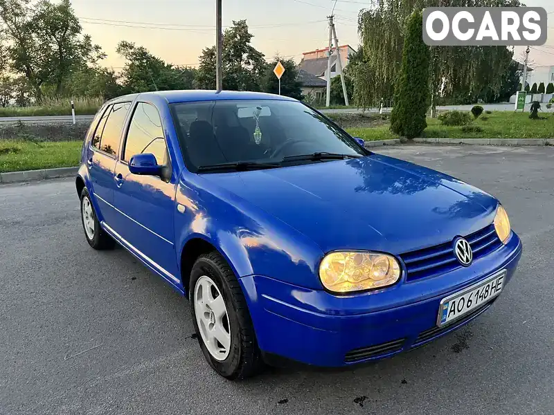 Хэтчбек Volkswagen Golf 1998 1.9 л. Ручная / Механика обл. Закарпатская, Виноградов - Фото 1/17