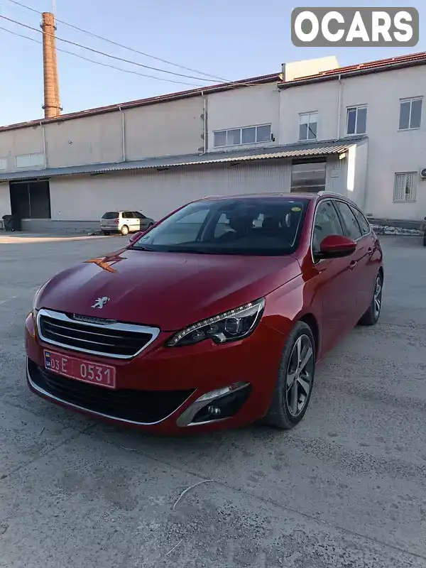 Универсал Peugeot 308 2016 2 л. Ручная / Механика обл. Тернопольская, Тернополь - Фото 1/21