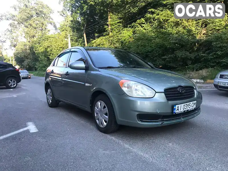 Седан Hyundai Accent 2007 1.4 л. Ручна / Механіка обл. Київська, Київ - Фото 1/17