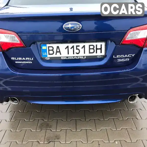 Седан Subaru Legacy 2014 3.6 л. Автомат обл. Кировоградская, Кропивницкий (Кировоград) - Фото 1/12