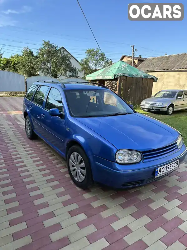 Универсал Volkswagen Golf 2000 1.9 л. Ручная / Механика обл. Закарпатская, Хуст - Фото 1/21