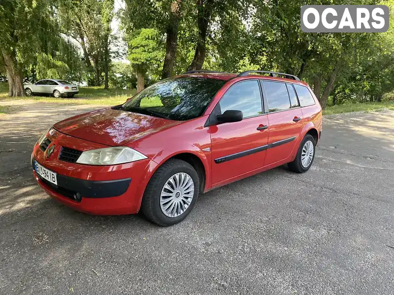 Універсал Renault Megane 2005 1.39 л. Ручна / Механіка обл. Полтавська, Кременчук - Фото 1/17