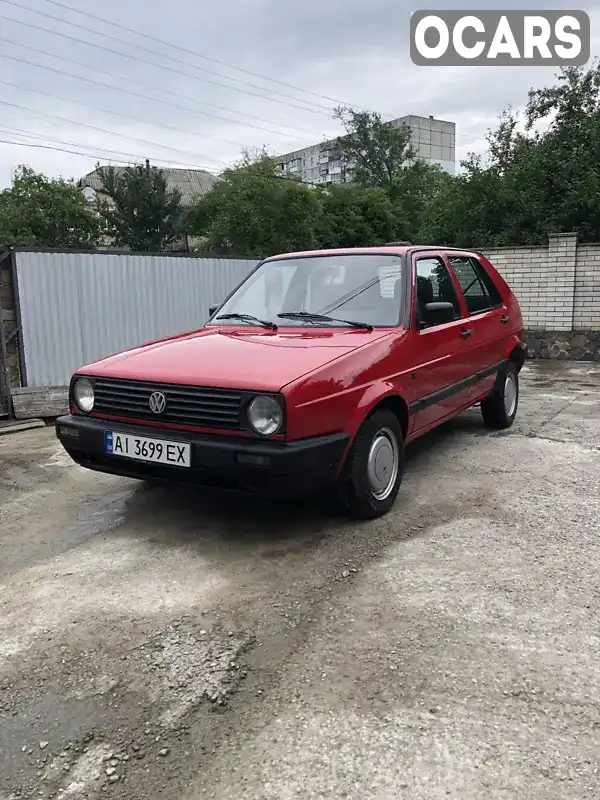 Хэтчбек Volkswagen Golf 1991 1.6 л. Ручная / Механика обл. Киевская, Фастов - Фото 1/9