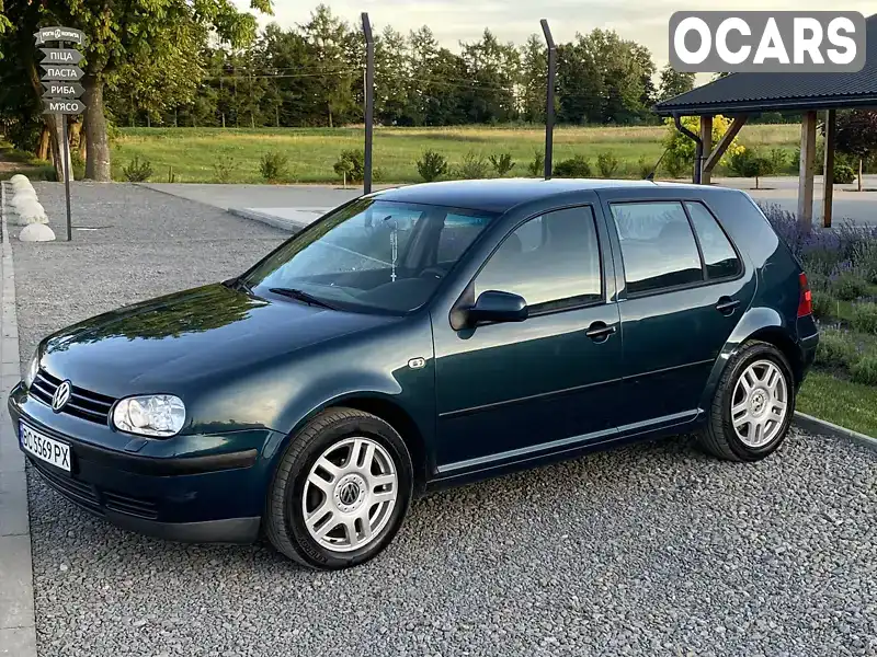 Хэтчбек Volkswagen Golf 2002 1.6 л. Ручная / Механика обл. Львовская, location.city.medenychi - Фото 1/21