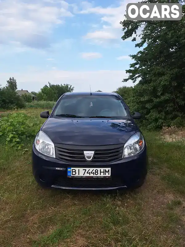 Хэтчбек Dacia Sandero 2010 1.4 л. Ручная / Механика обл. Полтавская, Великая Багачка - Фото 1/8