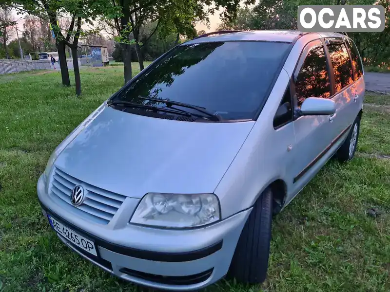 Минивэн Volkswagen Sharan 2002 1.9 л. Автомат обл. Днепропетровская, Днепр (Днепропетровск) - Фото 1/9