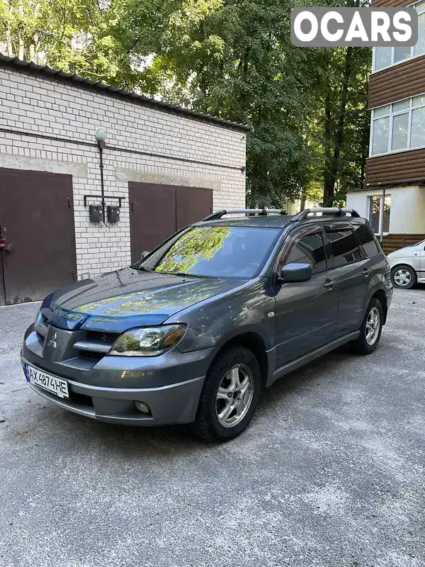 Позашляховик / Кросовер Mitsubishi Outlander 2004 2.38 л. Автомат обл. Харківська, Харків - Фото 1/20