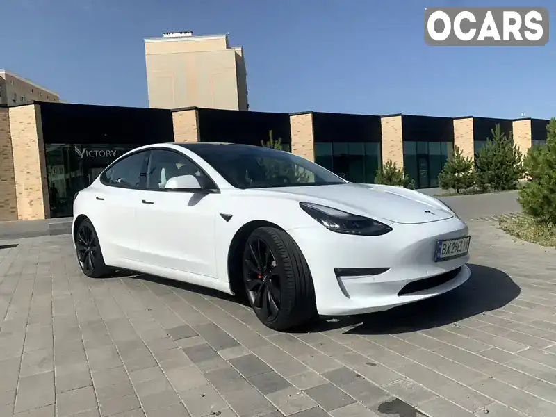 Седан Tesla Model 3 2020 null_content л. Автомат обл. Хмельницька, Хмельницький - Фото 1/21