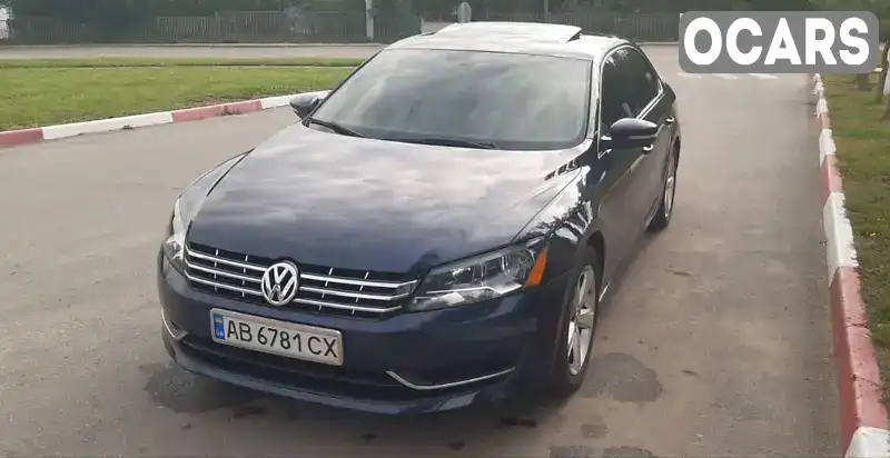 Седан Volkswagen Passat 2012 2.5 л. Автомат обл. Вінницька, Погребище - Фото 1/12