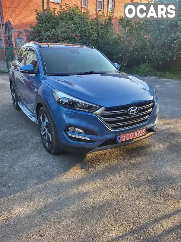 Внедорожник / Кроссовер Hyundai Tucson 2015 2 л. Автомат обл. Житомирская, Звягель - Фото 1/14