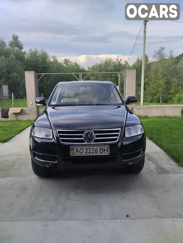 Позашляховик / Кросовер Volkswagen Touareg 2005 2.5 л. Ручна / Механіка обл. Закарпатська, location.city.nyzhnia_apsha - Фото 1/12