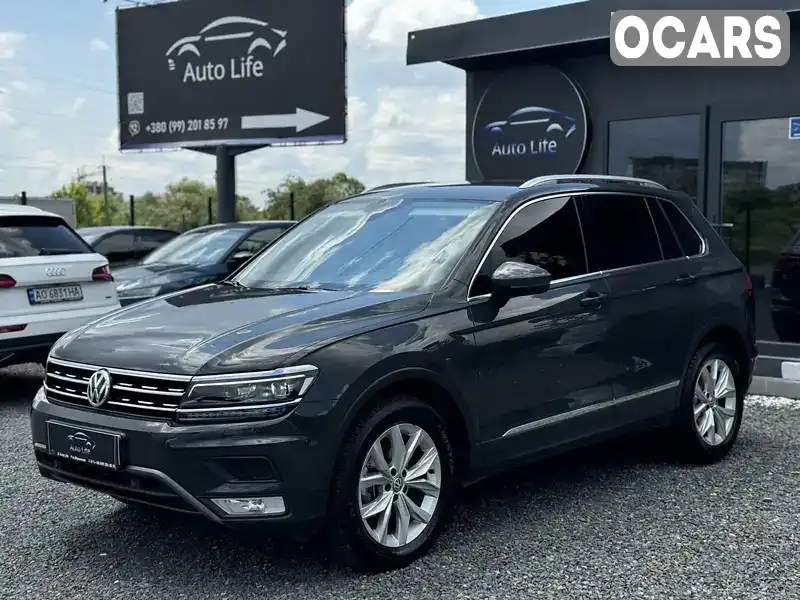 Позашляховик / Кросовер Volkswagen Tiguan 2017 2 л. Автомат обл. Закарпатська, Мукачево - Фото 1/21