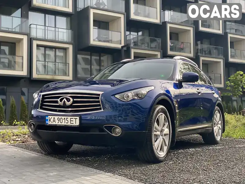 Позашляховик / Кросовер Infiniti QX70 2014 3.7 л. Автомат обл. Київська, Вишневе - Фото 1/21