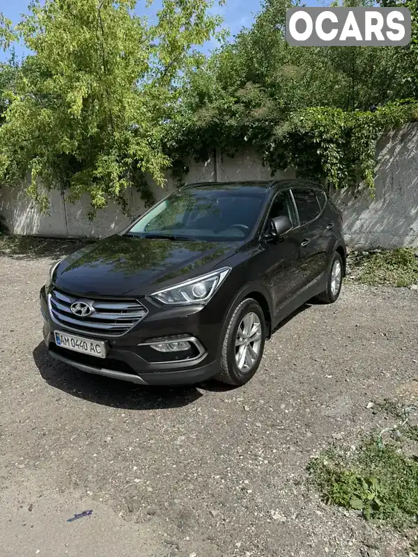 Позашляховик / Кросовер Hyundai Santa FE 2017 2.2 л. Автомат обл. Житомирська, Житомир - Фото 1/15