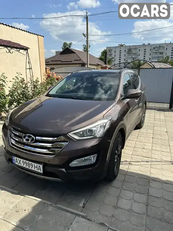 Внедорожник / Кроссовер Hyundai Santa FE 2013 2.2 л. Автомат обл. Полтавская, Лохвица - Фото 1/17