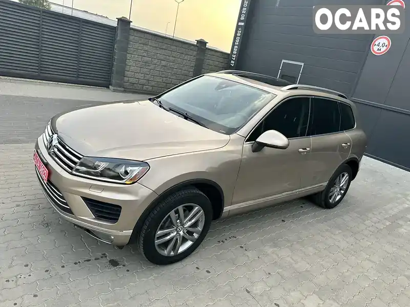 Внедорожник / Кроссовер Volkswagen Touareg 2015 3 л. Автомат обл. Закарпатская, Ужгород - Фото 1/21