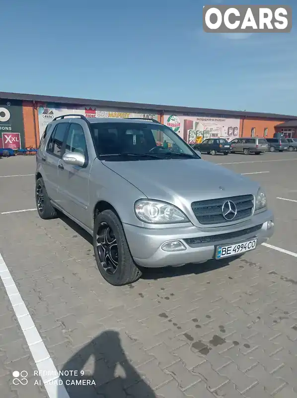 Внедорожник / Кроссовер Mercedes-Benz M-Class 2001 2.69 л. Автомат обл. Николаевская, Новая Одесса - Фото 1/21