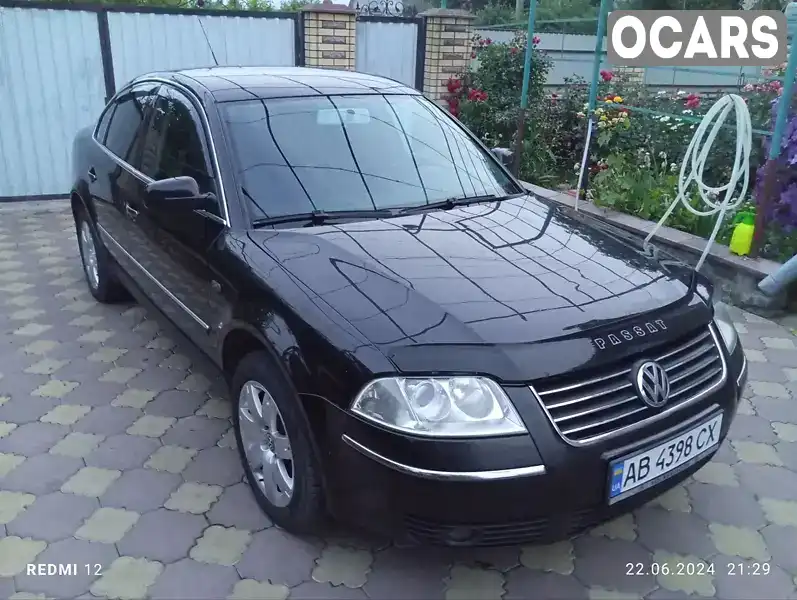 Седан Volkswagen Passat 2003 1.78 л. Ручная / Механика обл. Винницкая, location.city.dzhuryn - Фото 1/12