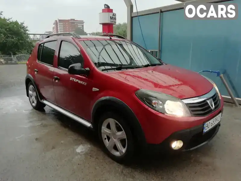 Внедорожник / Кроссовер Dacia Sandero StepWay 2012 1.6 л. Ручная / Механика обл. Тернопольская, Тернополь - Фото 1/9