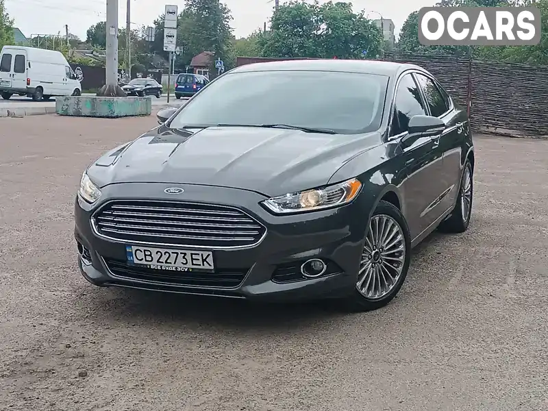 Седан Ford Fusion 2015 2 л. Автомат обл. Черниговская, Чернигов - Фото 1/21