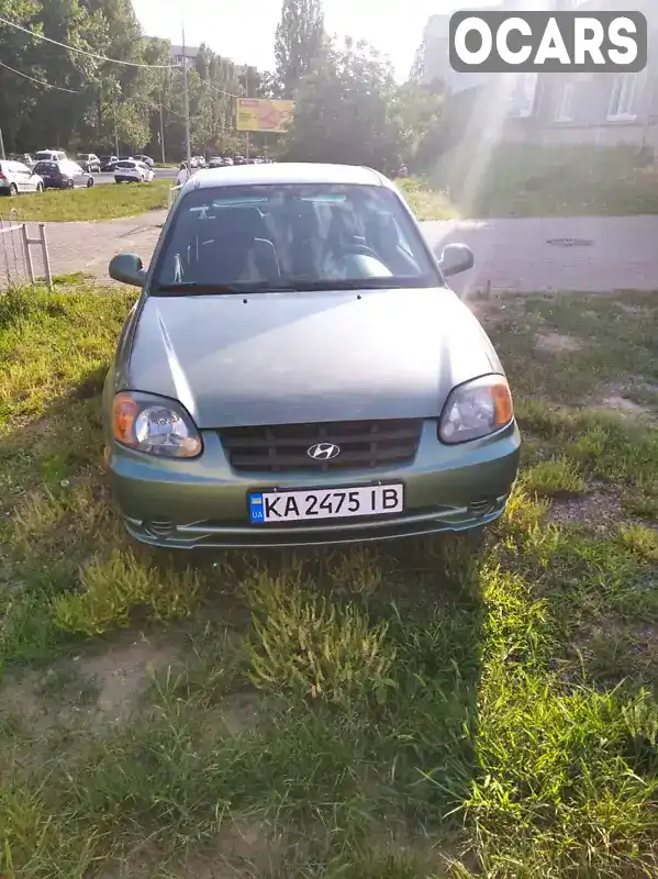 Лифтбек Hyundai Accent 2004 1.6 л. Автомат обл. Киевская, Киев - Фото 1/9