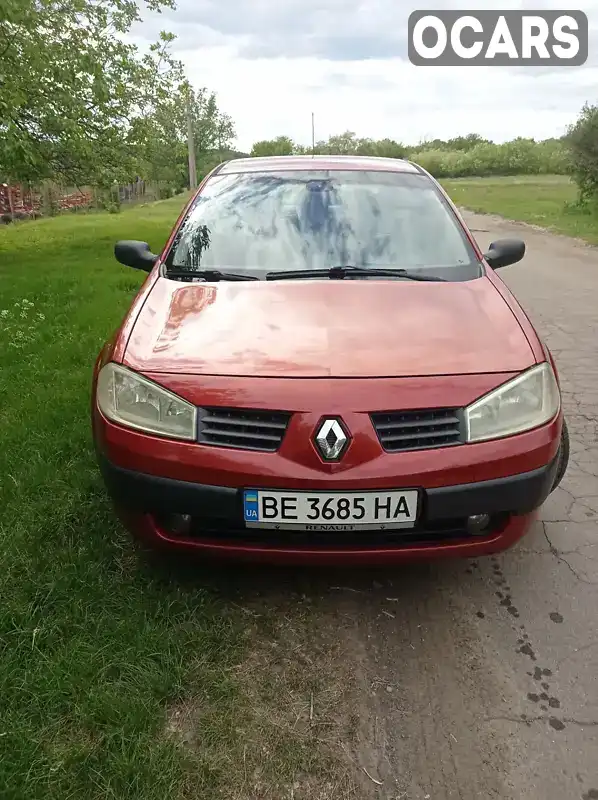 Седан Renault Megane 2004 1.6 л. Ручна / Механіка обл. Миколаївська, Первомайськ - Фото 1/13