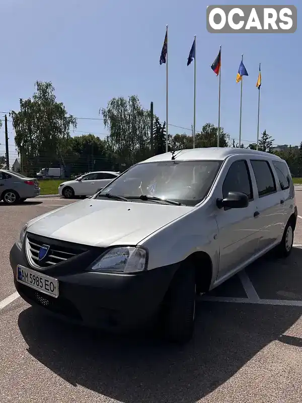 Седан Dacia Logan 2008 1.6 л. Ручная / Механика обл. Житомирская, Житомир - Фото 1/21