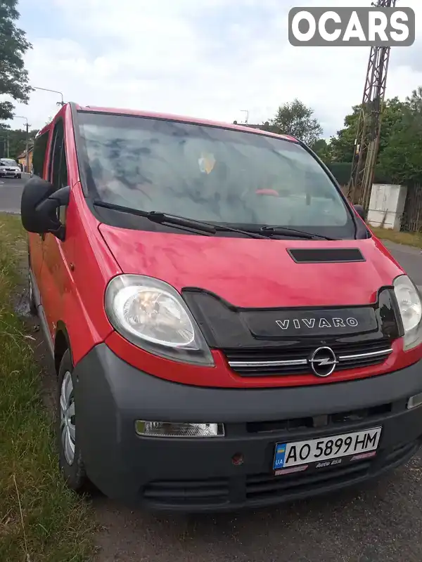 Мінівен Opel Vivaro 2001 1.87 л. Ручна / Механіка обл. Закарпатська, Ужгород - Фото 1/3