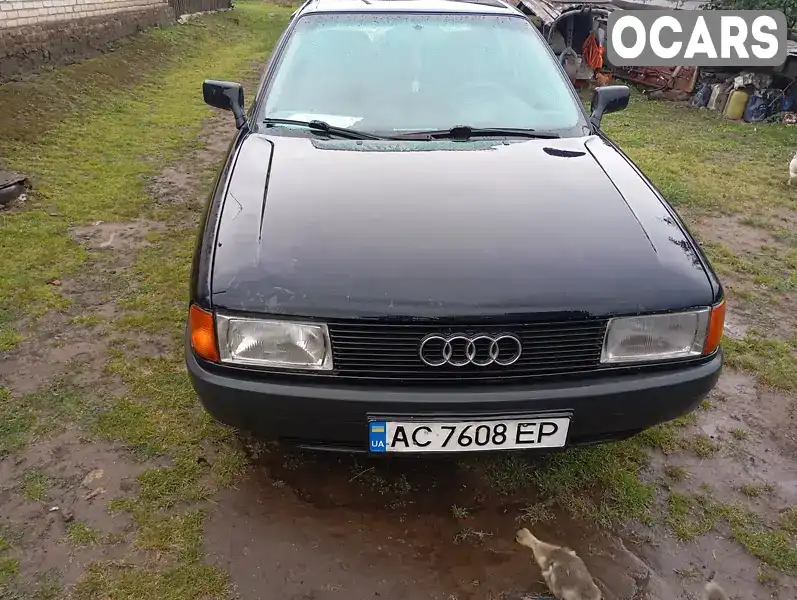 Седан Audi 80 1991 1.78 л. Ручная / Механика обл. Волынская, Локачи - Фото 1/5