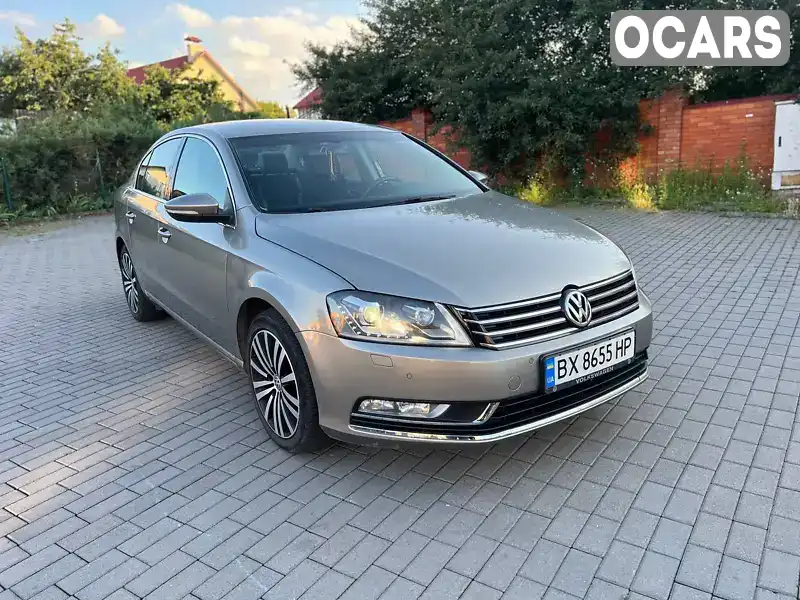 Седан Volkswagen Passat 2013 1.97 л. Автомат обл. Хмельницкая, Хмельницкий - Фото 1/21