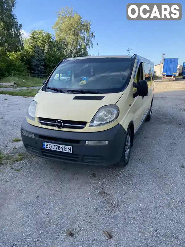 Мінівен Opel Vivaro 2004 1.87 л. Ручна / Механіка обл. Тернопільська, Тернопіль - Фото 1/17