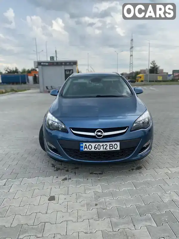 Универсал Opel Astra 2013 1.69 л. Ручная / Механика обл. Закарпатская, Мукачево - Фото 1/8