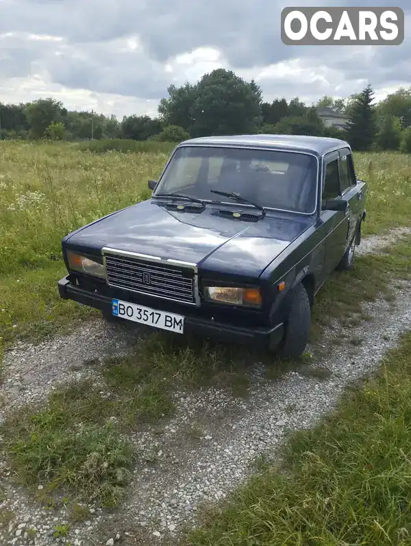 Седан ВАЗ / Lada 2107 1986 1.29 л. Ручная / Механика обл. Тернопольская, Бучач - Фото 1/9