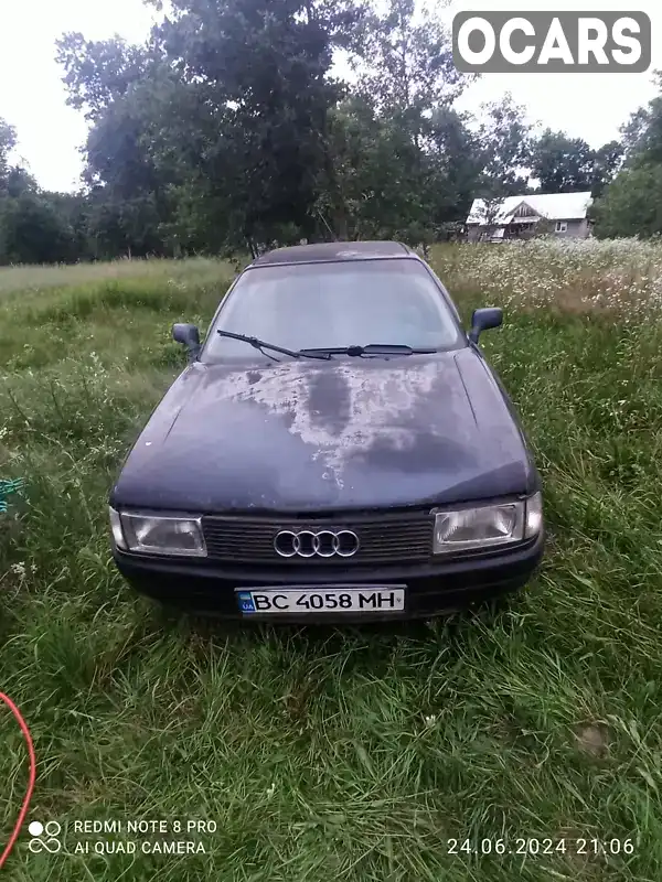 Седан Audi 80 1987 1.78 л. Ручна / Механіка обл. Львівська, Яворів - Фото 1/3