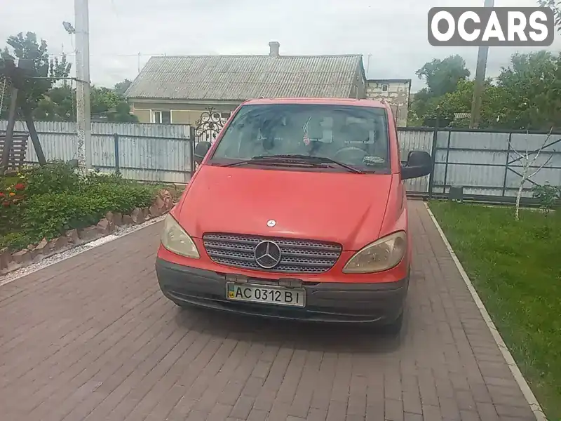 Мінівен Mercedes-Benz Vito 2004 2.2 л. Ручна / Механіка обл. Волинська, Луцьк - Фото 1/9