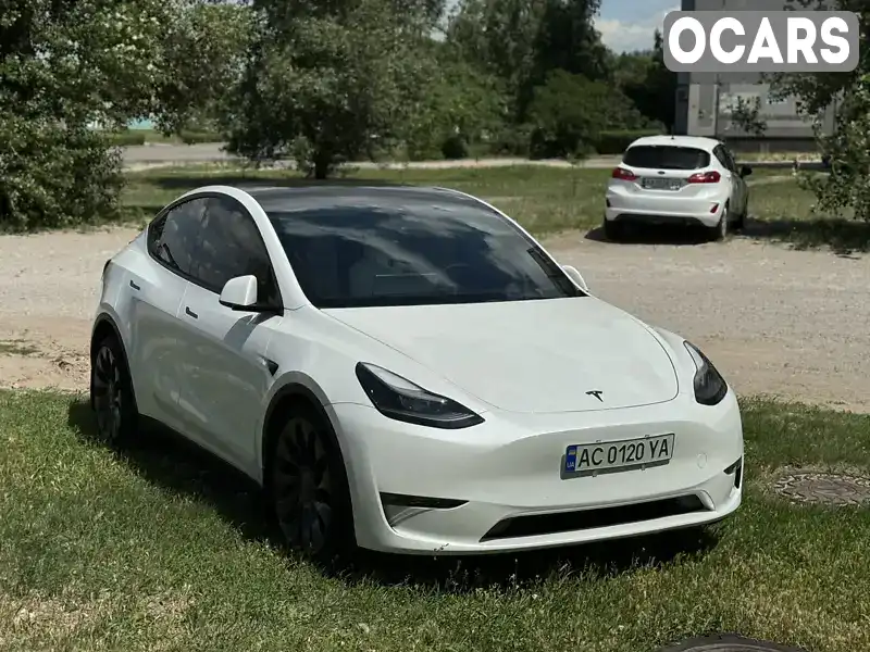 Позашляховик / Кросовер Tesla Model Y 2022 null_content л. обл. Дніпропетровська, Кам'янське (Дніпродзержинськ) - Фото 1/21