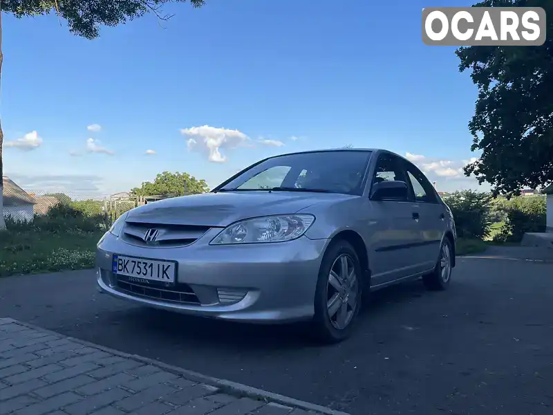 Седан Honda Civic 2005 1.66 л. Ручная / Механика обл. Ровенская, Ровно - Фото 1/11