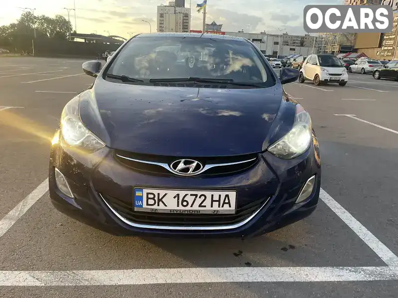 Седан Hyundai Elantra 2013 1.8 л. Автомат обл. Київська, Київ - Фото 1/20