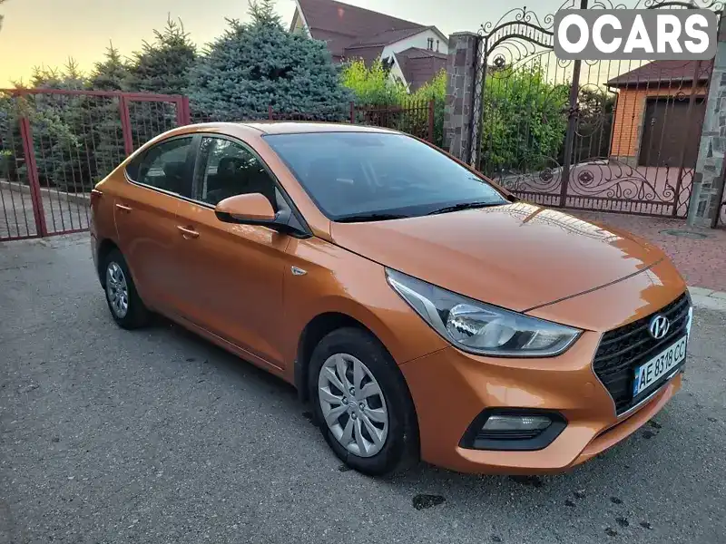 Седан Hyundai Accent 2017 1.4 л. Ручна / Механіка обл. Запорізька, Запоріжжя - Фото 1/19