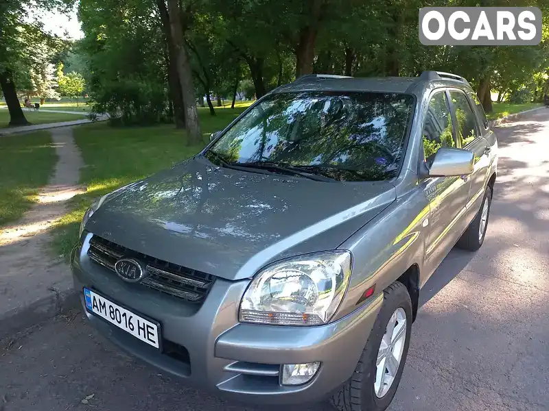 Внедорожник / Кроссовер Kia Sportage 2006 2 л. Ручная / Механика обл. Житомирская, Звягель - Фото 1/21