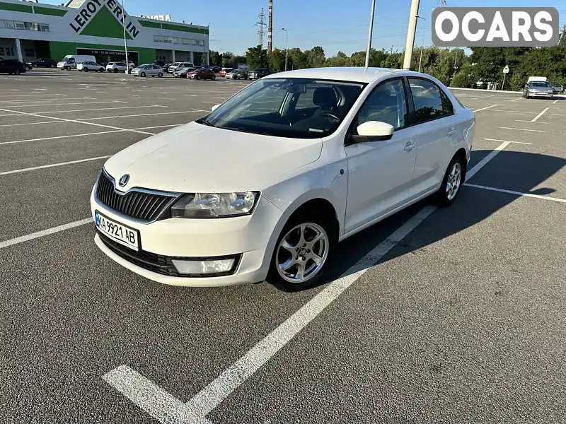 Ліфтбек Skoda Rapid 2013 1.6 л. Ручна / Механіка обл. Київська, Київ - Фото 1/12