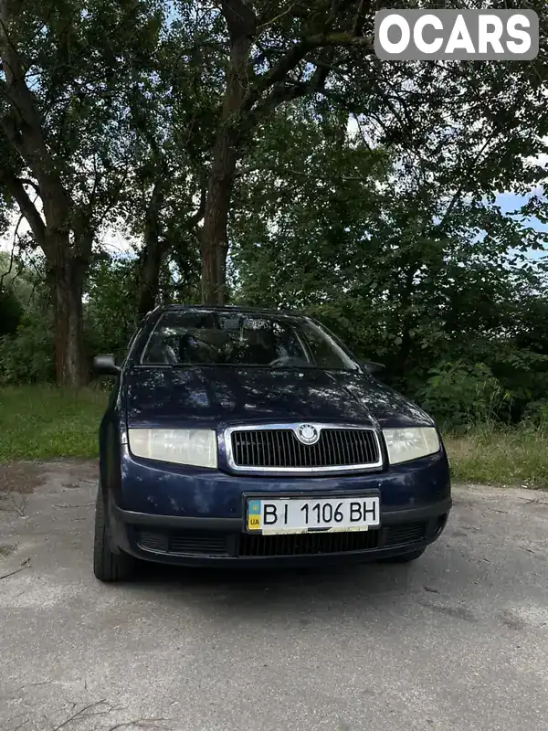 Седан Skoda Fabia 2002 1.4 л. Ручная / Механика обл. Полтавская, Полтава - Фото 1/11