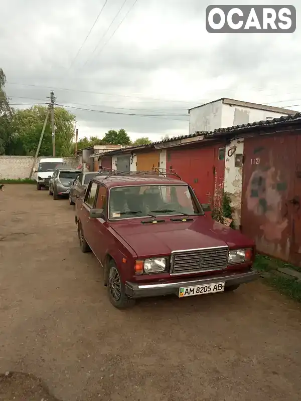 Седан ВАЗ / Lada 2107 2001 1.45 л. Ручная / Механика обл. Житомирская, Житомир - Фото 1/5