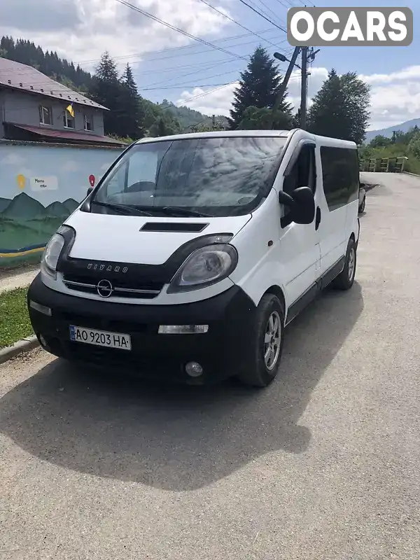 Мінівен Opel Vivaro 2002 1.9 л. Ручна / Механіка обл. Закарпатська, Ужгород - Фото 1/8